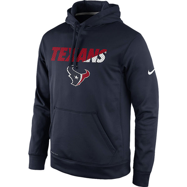Men Houston Texans Nike Kick Off Staff Performance Pullover Hoodie Navy->indianapolis colts->NFL Jersey